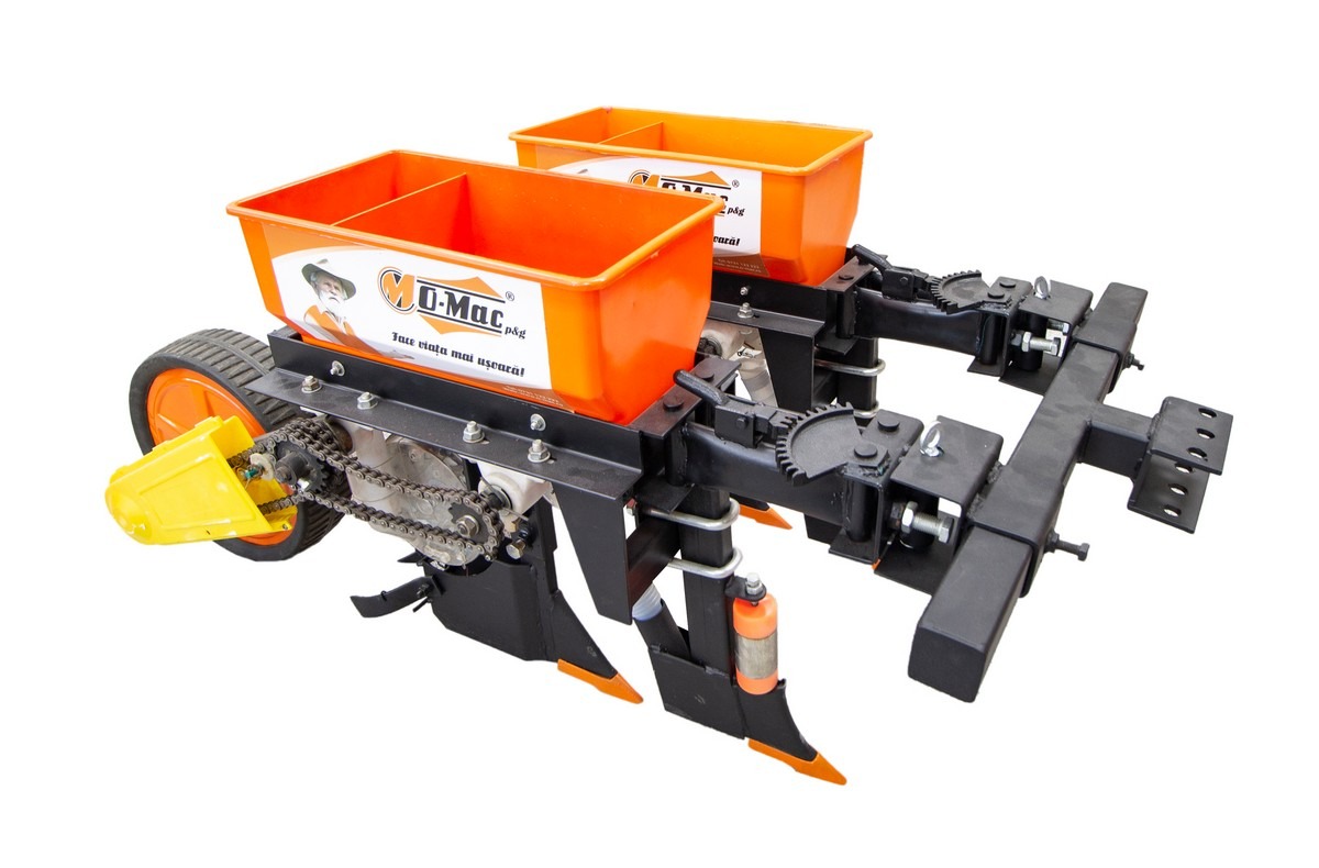 SEMANATOARE CU FERTILIZATOR O'MAC SM 2000 - MOTOCULTOR