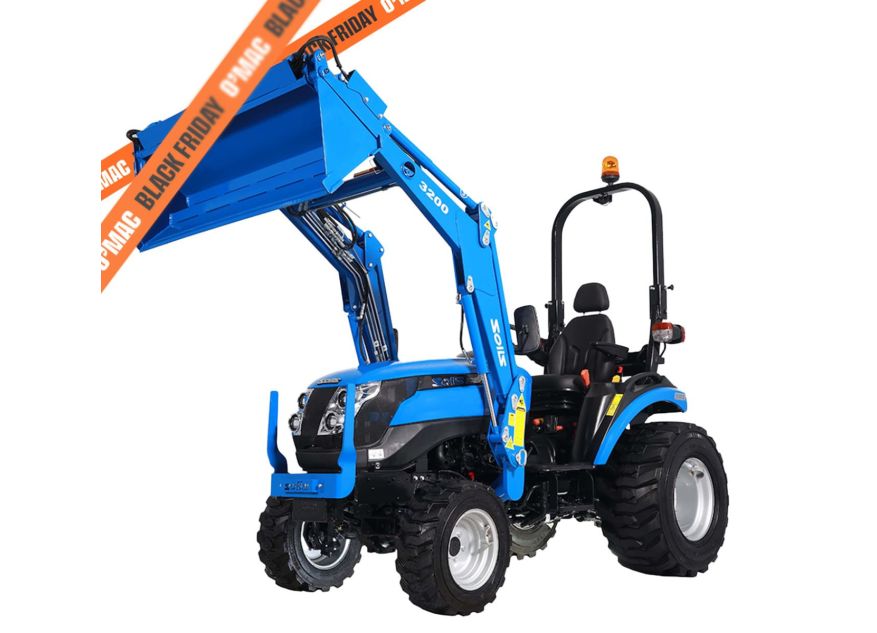 PACHET TRACTOR SOLIS 26CP 4WD HST + INCARCATOR FRONTAL
