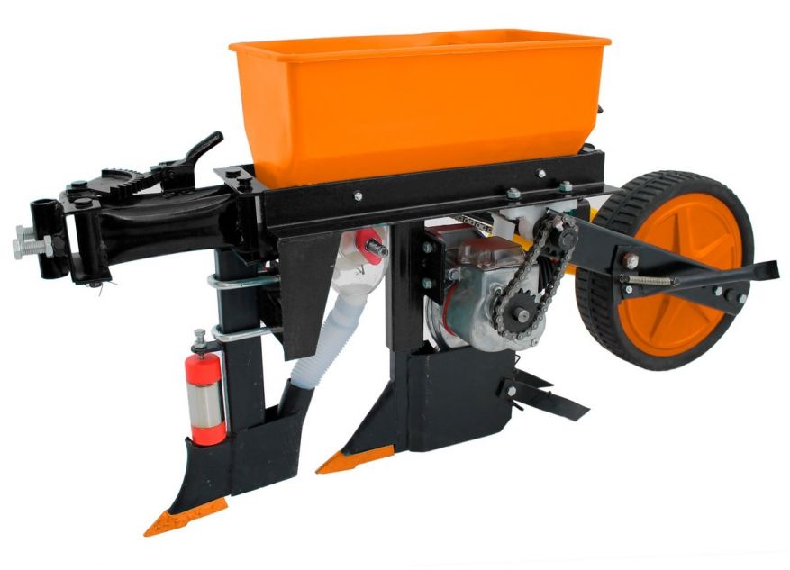 SEMANATOARE CU FERTILIZATOR O'MAC SM 1000 - MOTOCULTOR