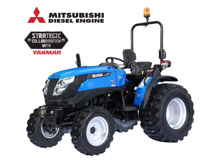 TRACTOR AGRICOL SOLIS 26 4WD - 26CP (Roti Industriale)