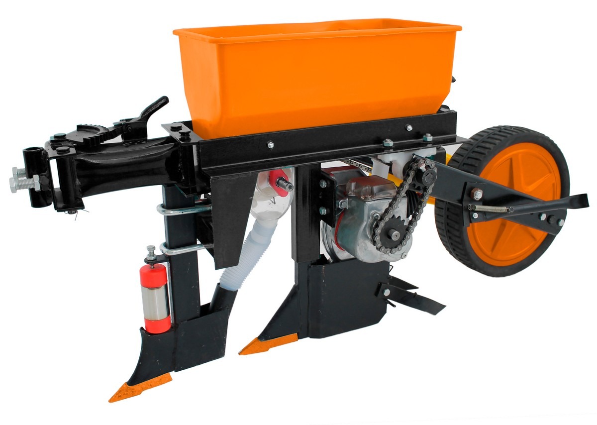 SEMANATOARE CU FERTILIZATOR O'MAC SM 1000 - MOTOCULTOR